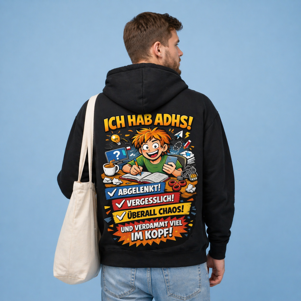Lustiger ADHS Hoodie