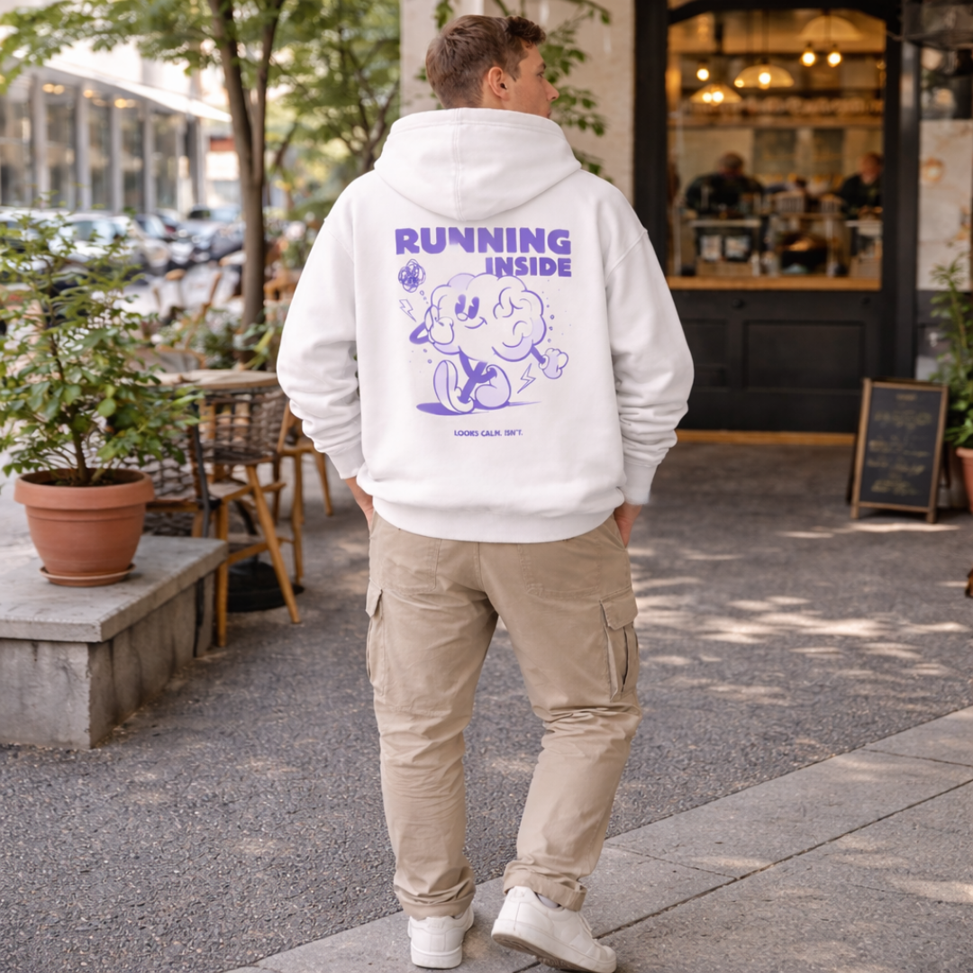 Running Inside Hoodie