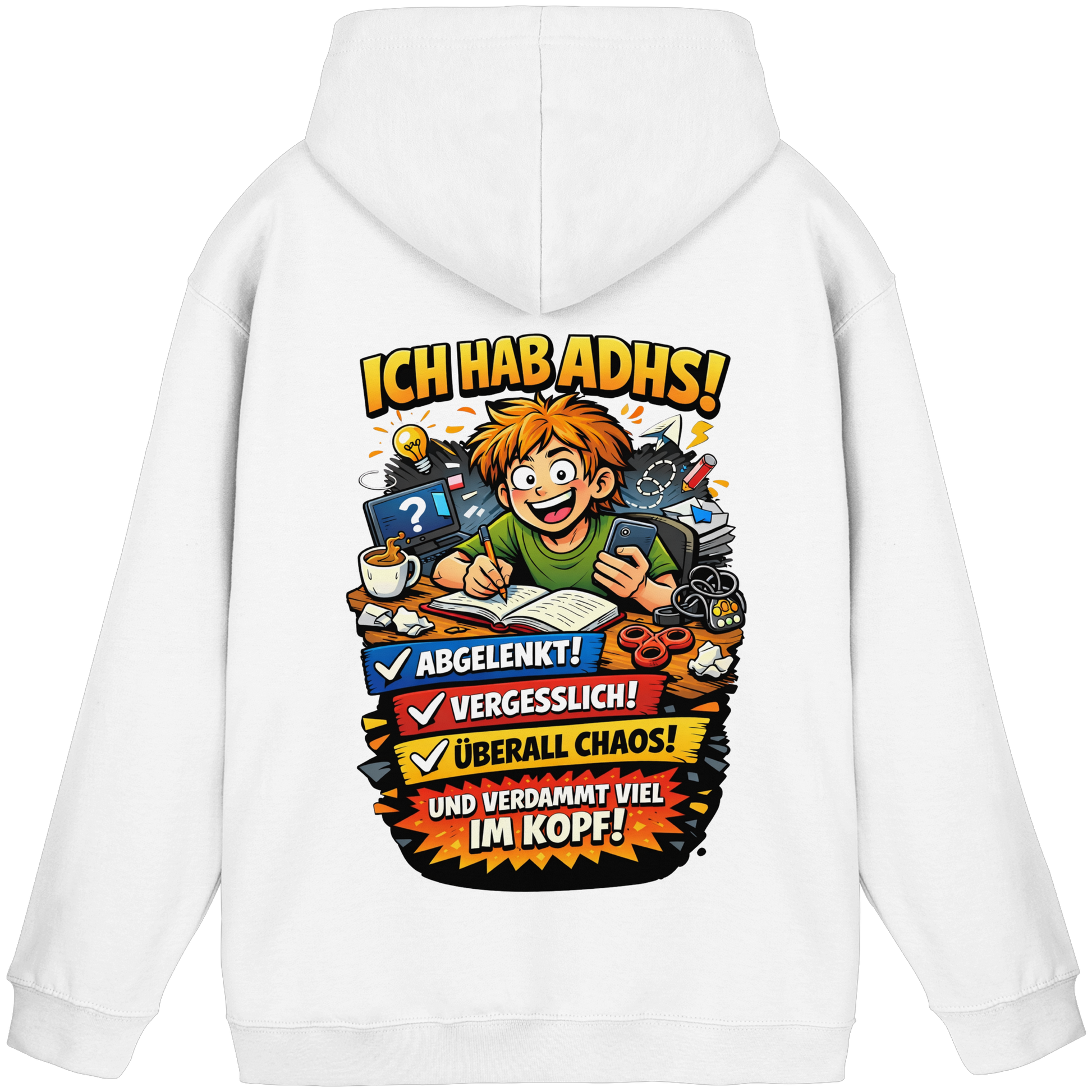 Lustiger ADHS Hoodie