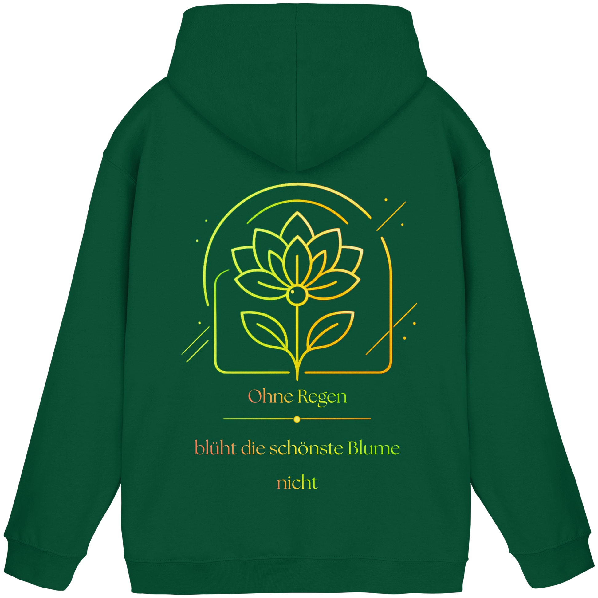 Ohne Regen blüht die schönste Blume nicht 2.0 Hoodie