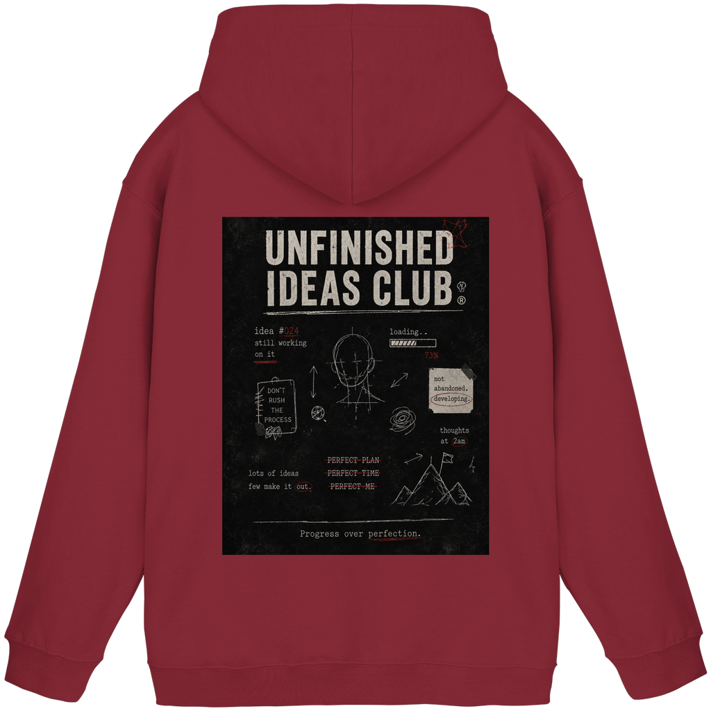 Unfinished ideas club vintage Hoodie