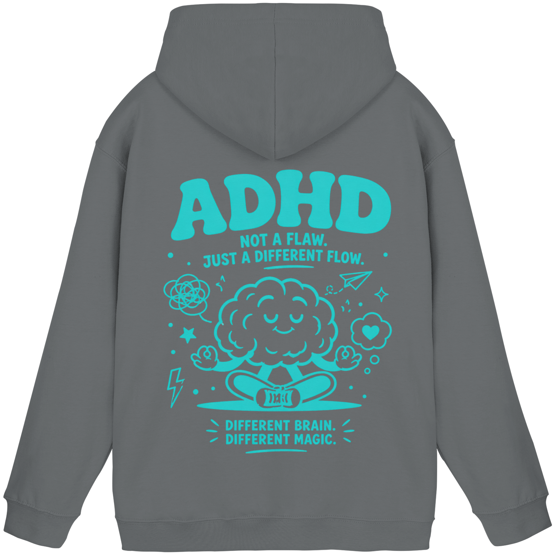 ADHD - Not a flaw. Just a different flow. Hoodie