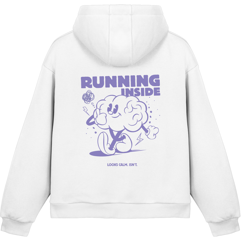 Running Inside Hoodie