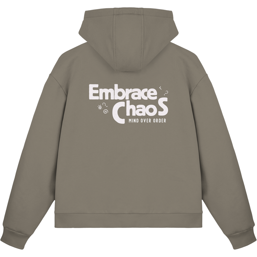 Embrace the Chaos – Mind Over Order Zipper