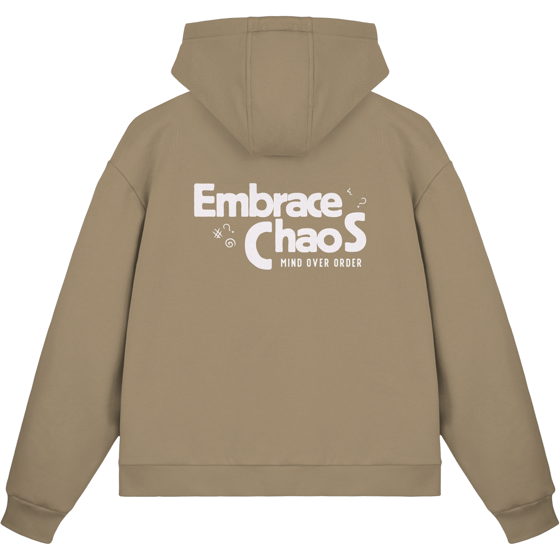 Embrace the Chaos – Mind Over Order Zipper