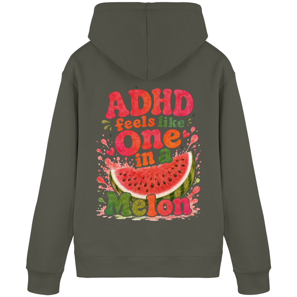 ADHD feels like one in a melon Hoodie