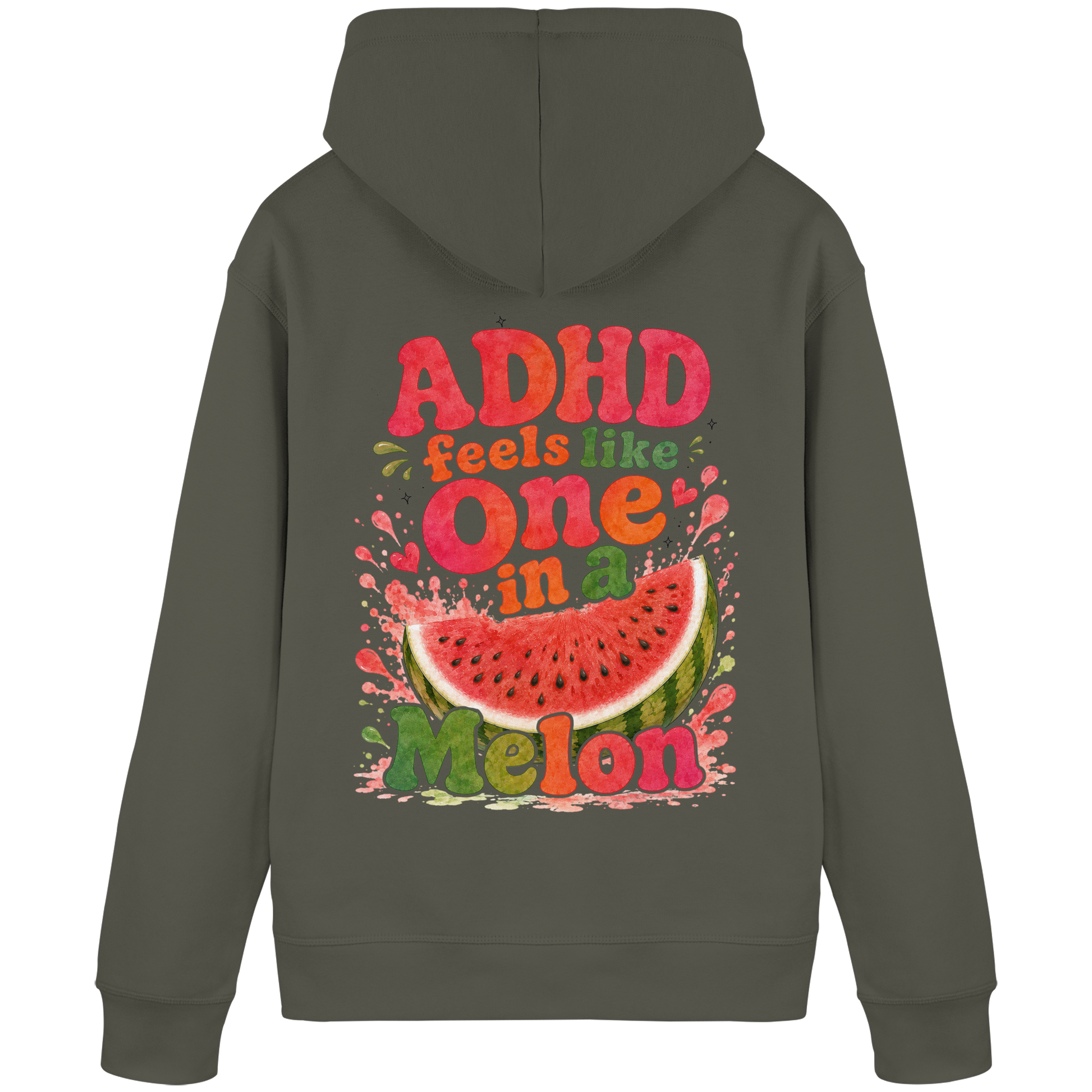 ADHD feels like one in a melon Hoodie