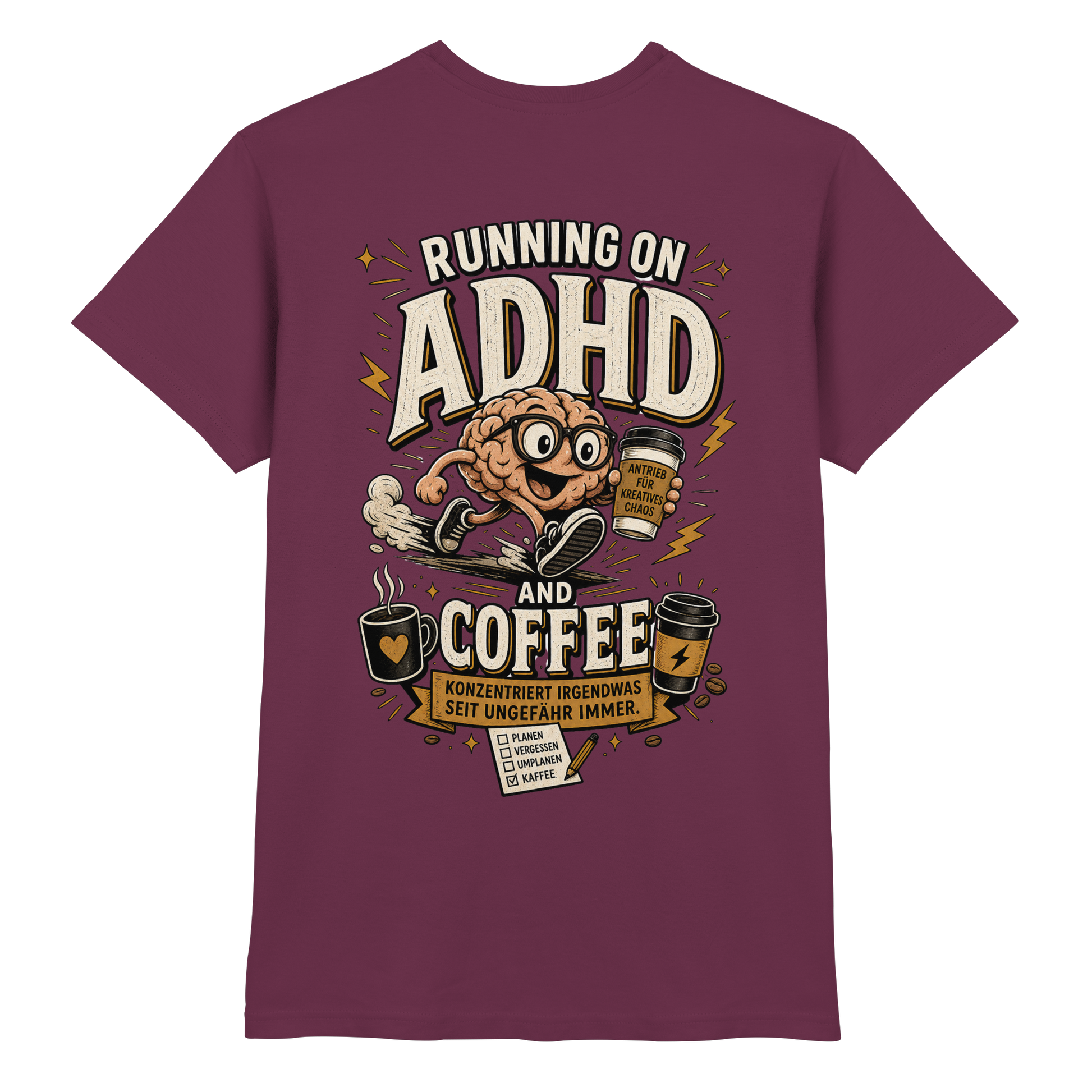 Running on ADHD & coffee Shirt