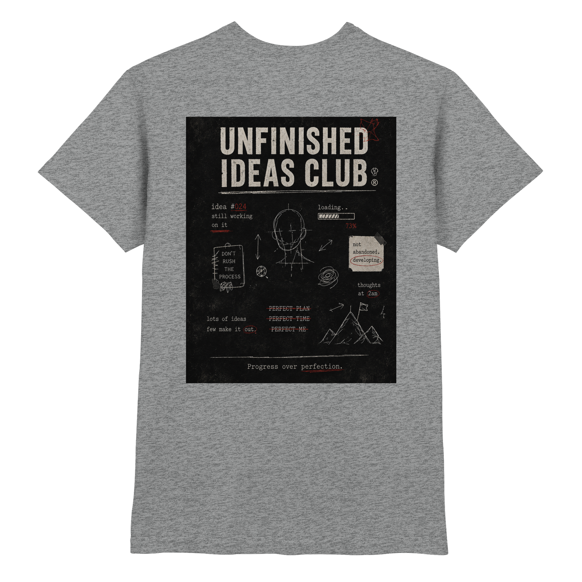 Unfinished ideas club vintage Shirt
