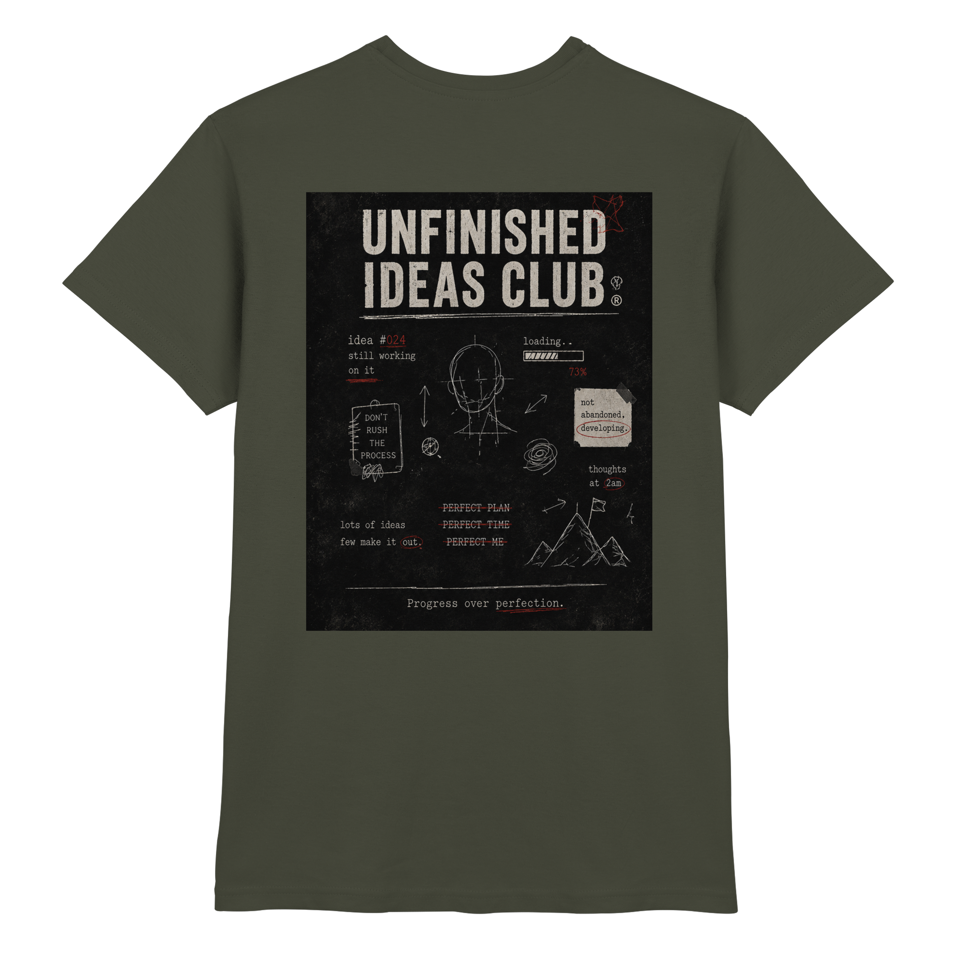 Unfinished ideas club vintage Shirt