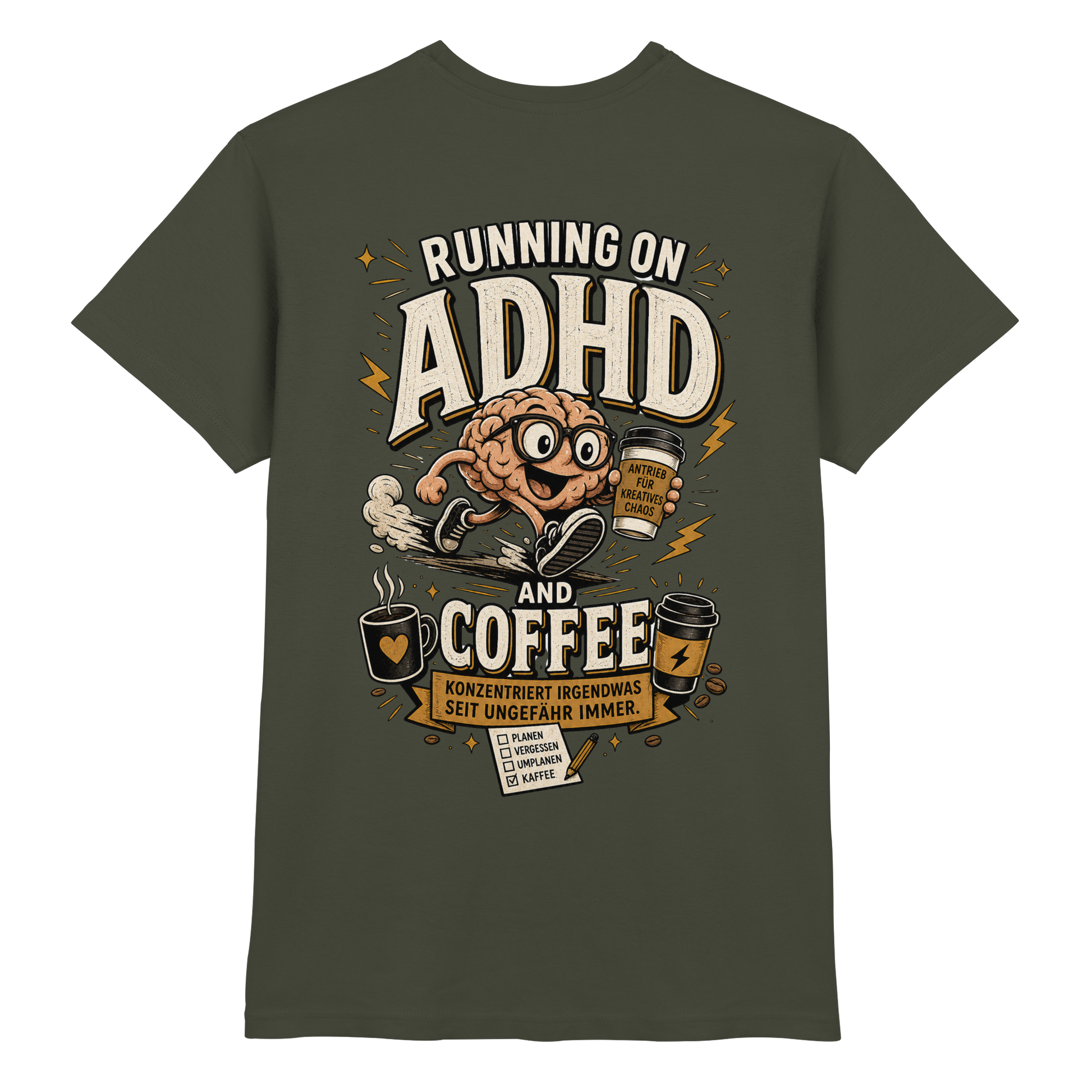 Running on ADHD & coffee Shirt
