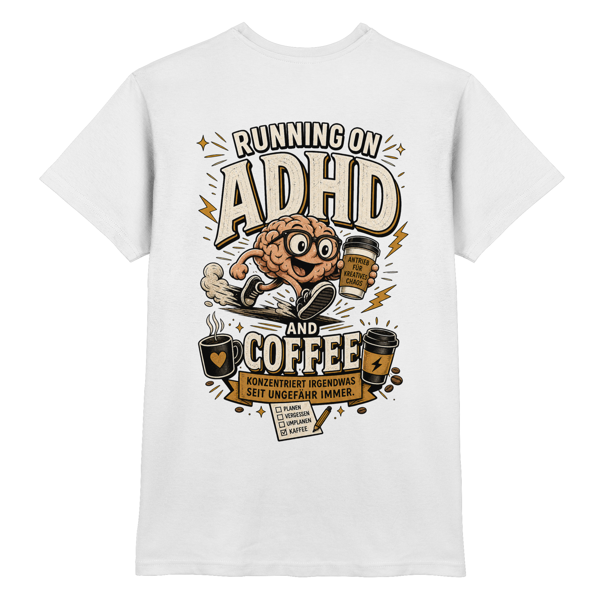 Running on ADHD & coffee Shirt