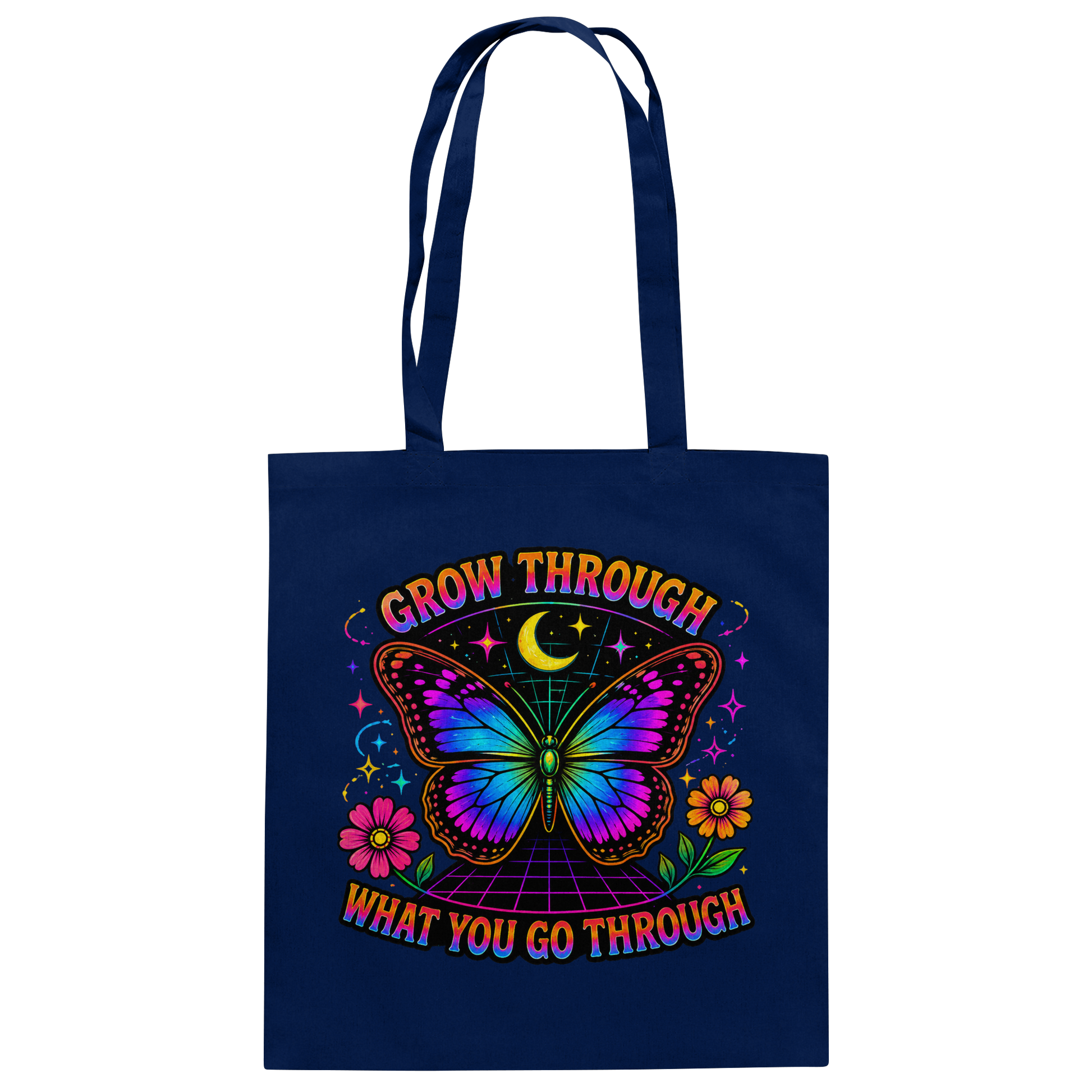 Grow Through What You Go Through Jutebeutel