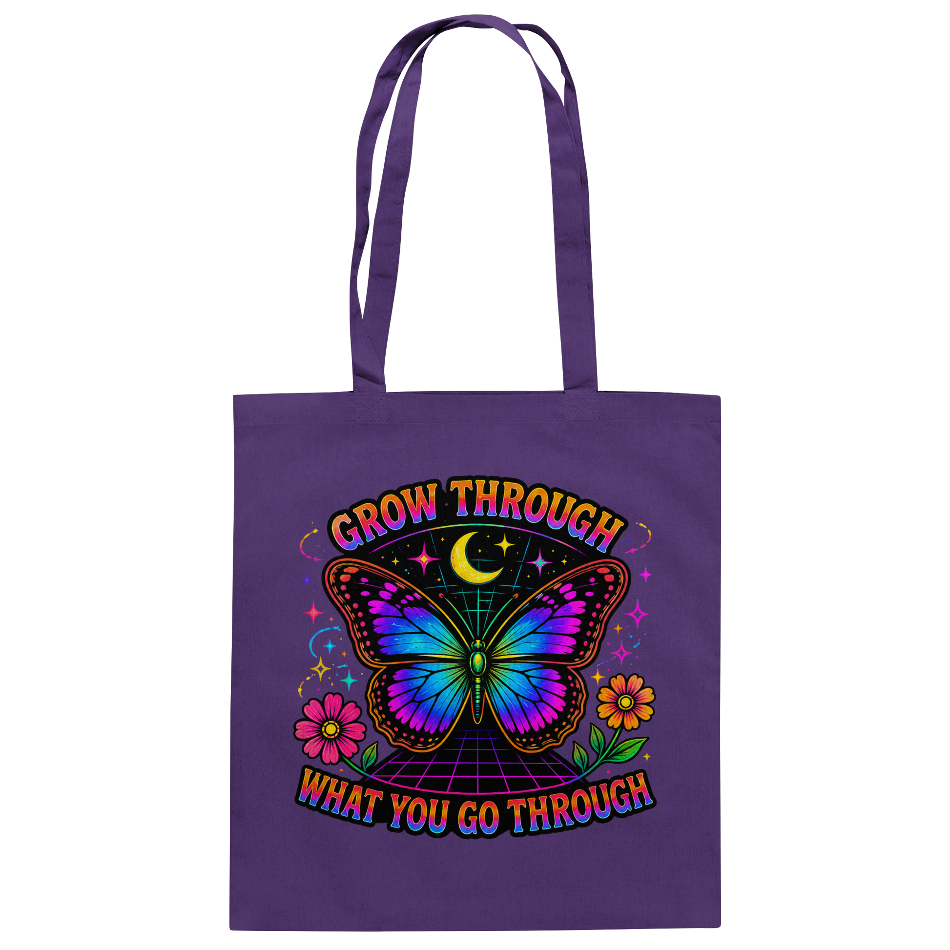 Grow Through What You Go Through Jutebeutel