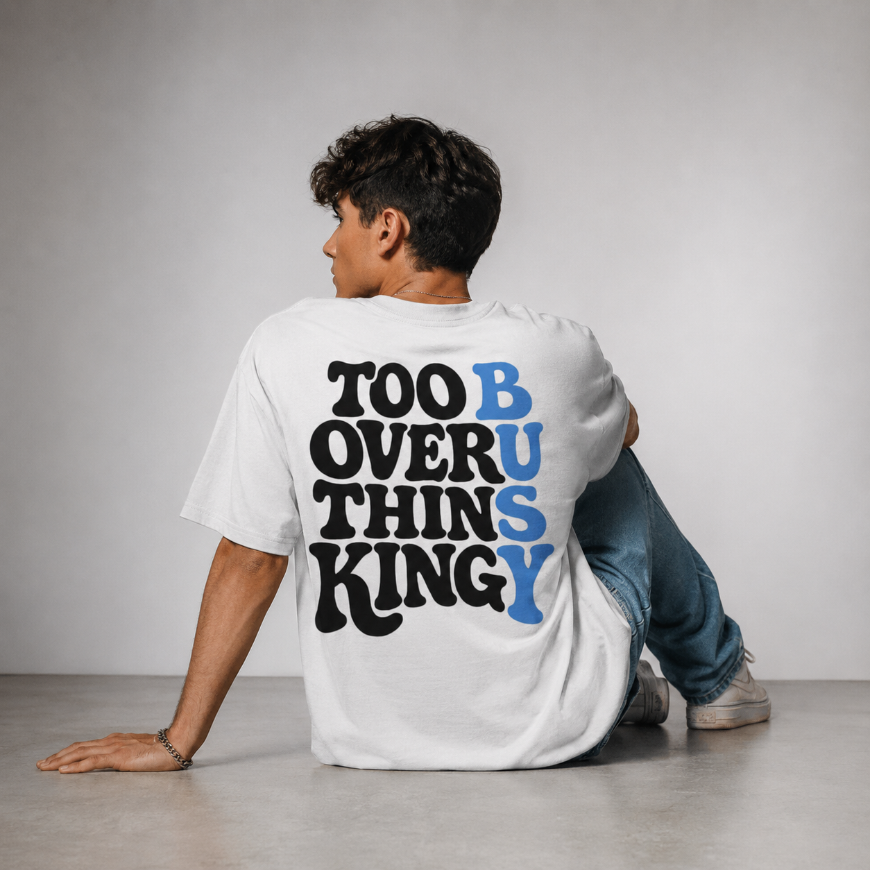 Too Busy Overthinking Oversized T-Shirt