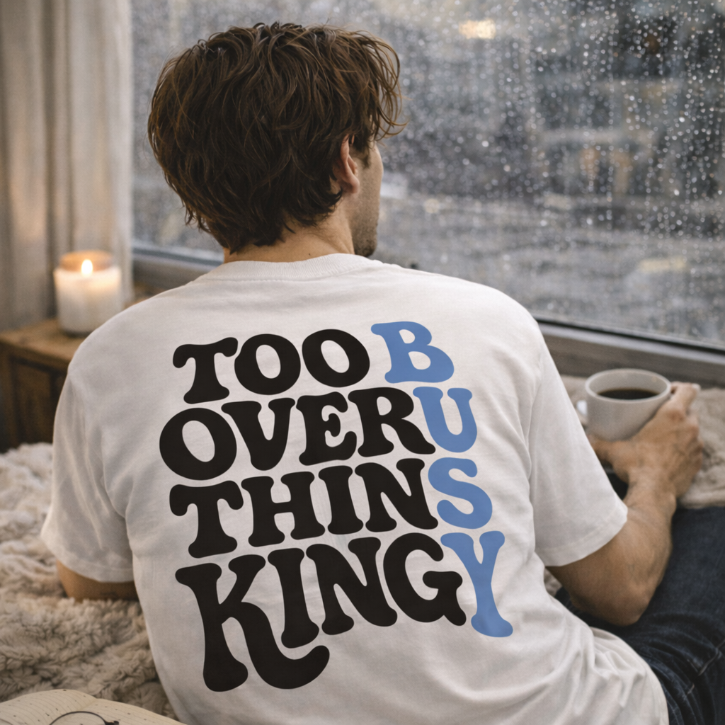 Too Busy Overthinking Oversized T-Shirt